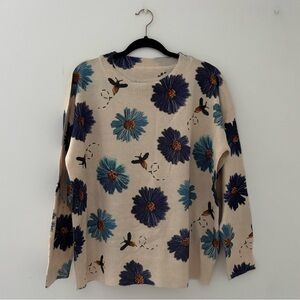 Women’s Bees & Floral Lightweight Sweater